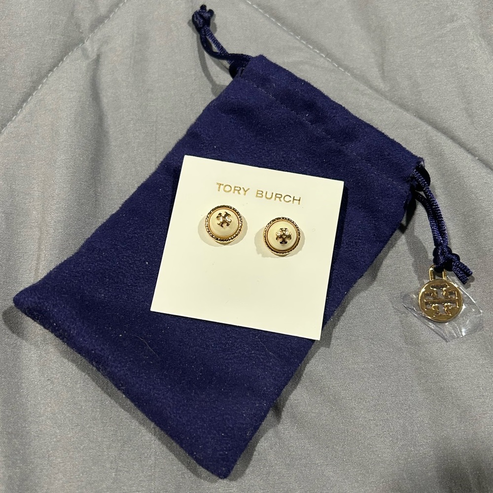 Tory Burch Rope Logo earrings